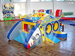 Inflatable softplay foam attraction
