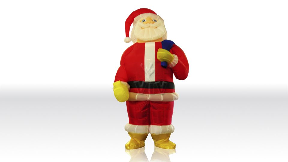 Christmas Father Costume (with blower) commercial attraction accessory
