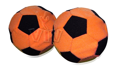 Piłka nożna do darta z blazą, obszyta rzepem (1 szt.) inflatable product