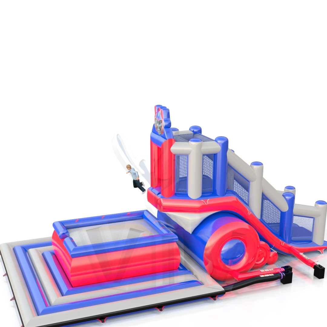 Jumping tower L Robot commercial inflatable action game
