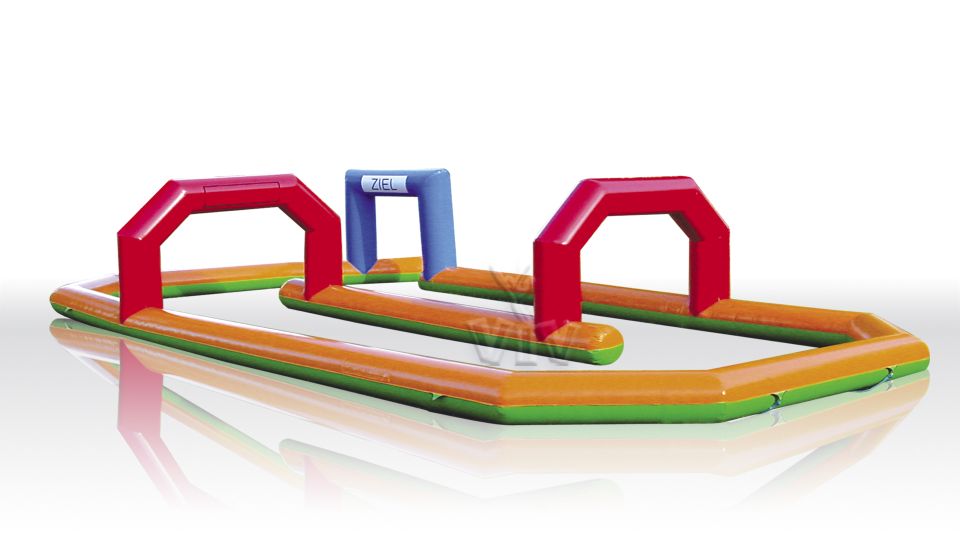 Scooter racecourse Parcour 16 x 8 m commercial inflatable action game