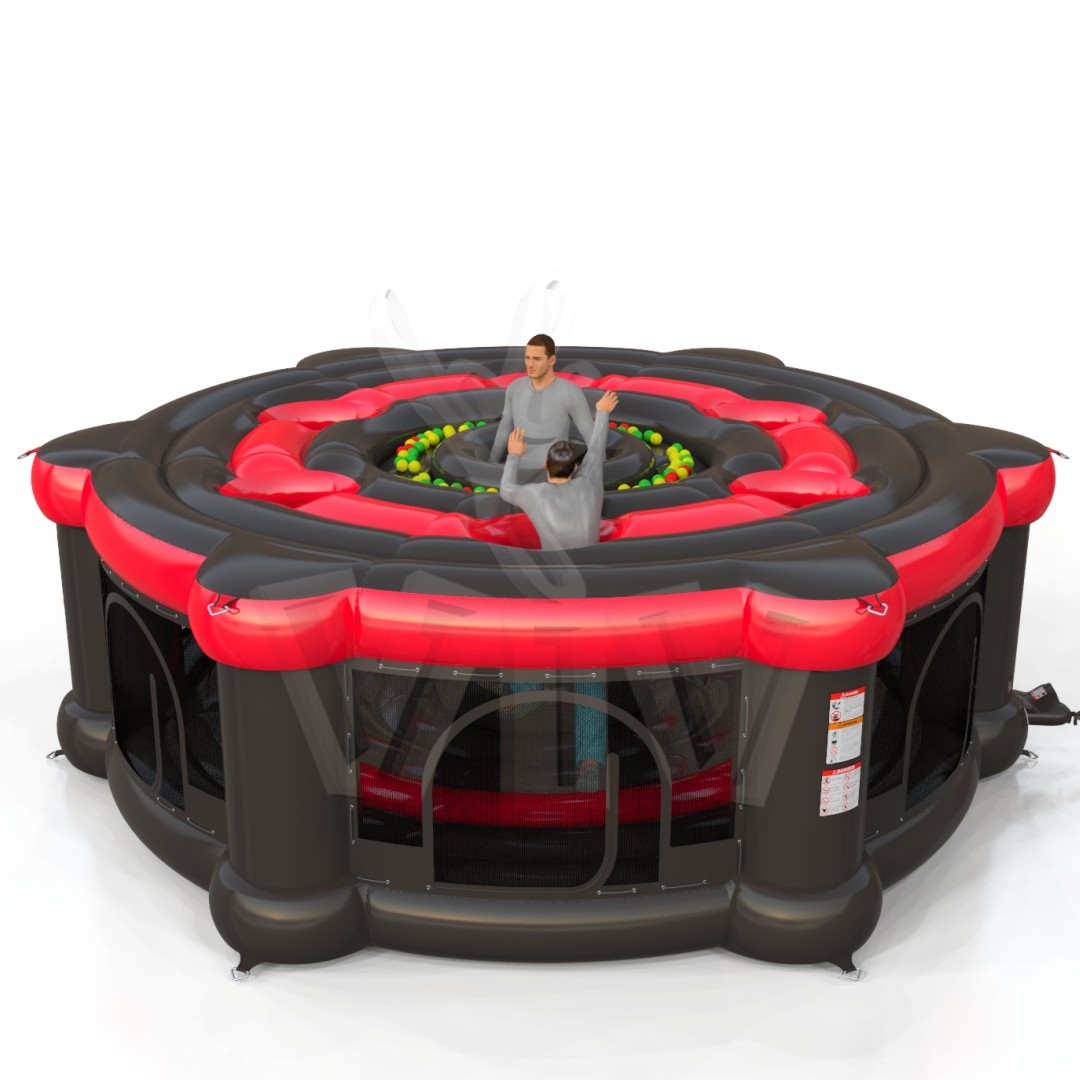 Whack a mole Fun in Black for adults commercial inflatable action game