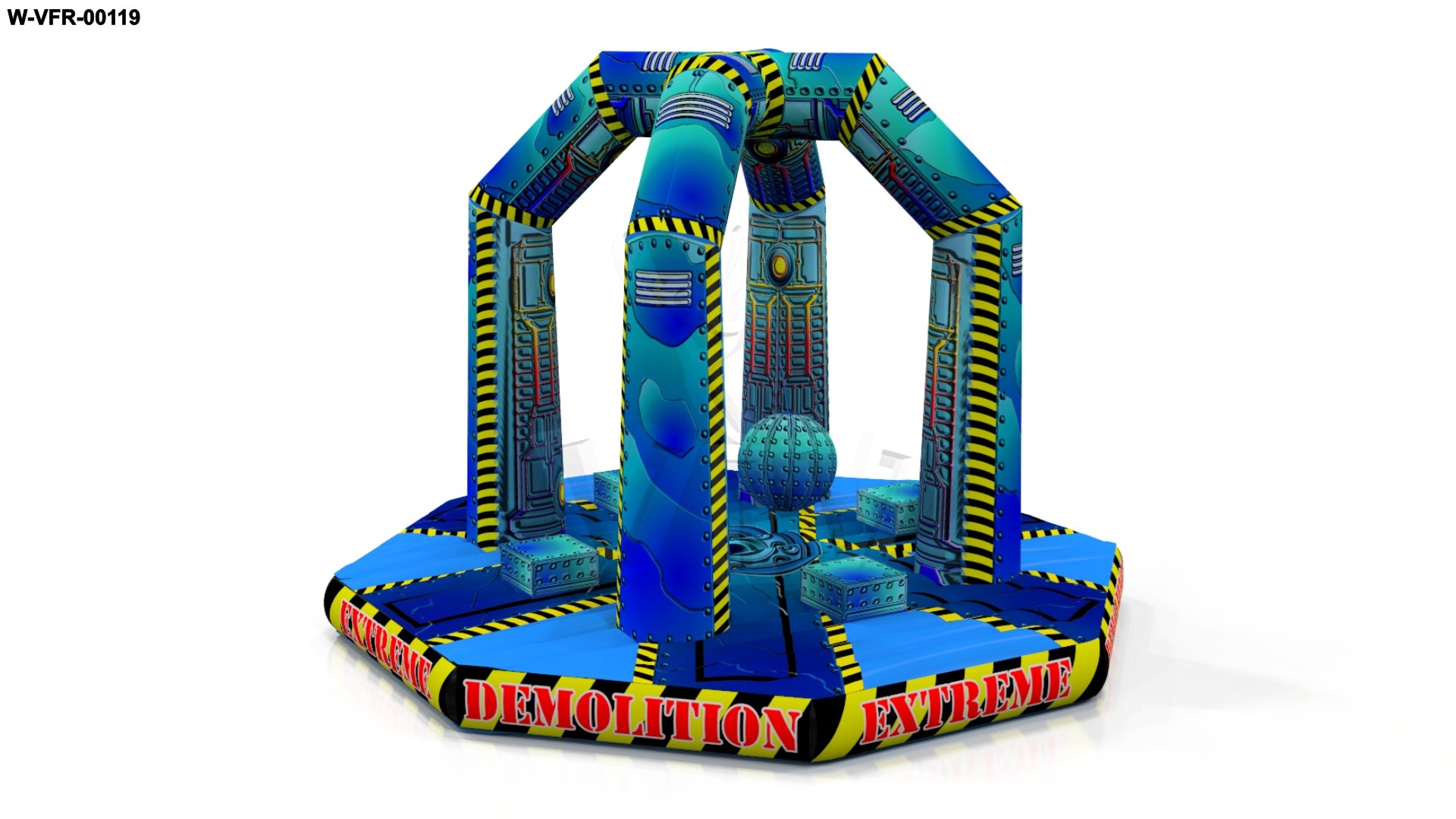 Wrecking Ball Extreme Demolition commercial inflatable action game