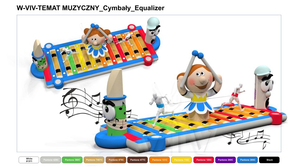Equalizer Xylophone - Musical Collection commercial inflatable action game