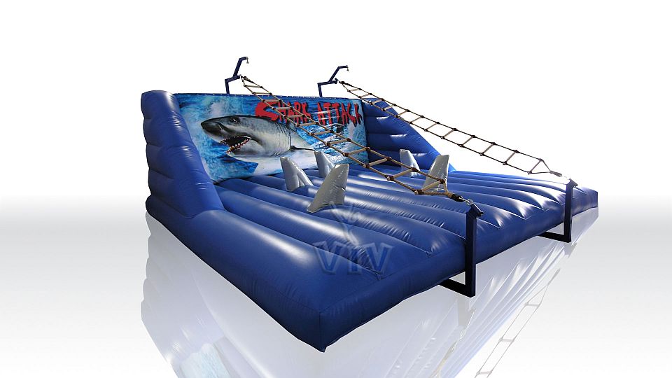 Ladders Shark 6,3 x 6,0 x 3,1 m commercial inflatable action game