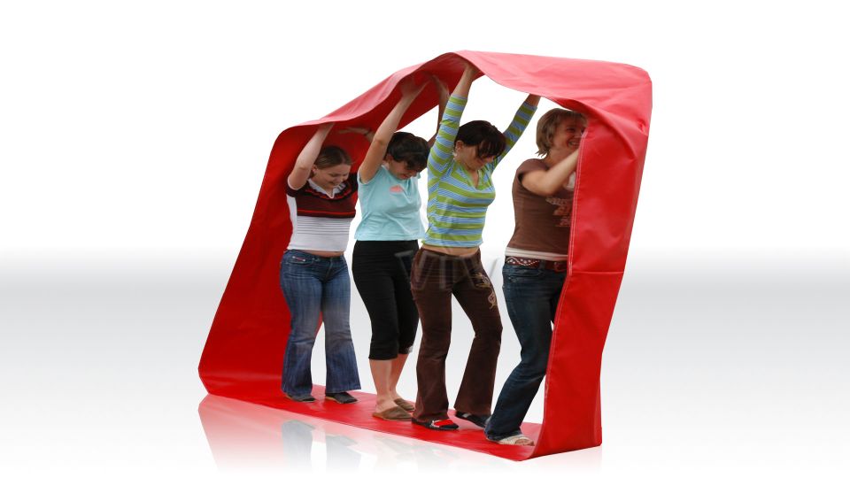 Running tape 8 m (2 pcs) commercial inflatable action game