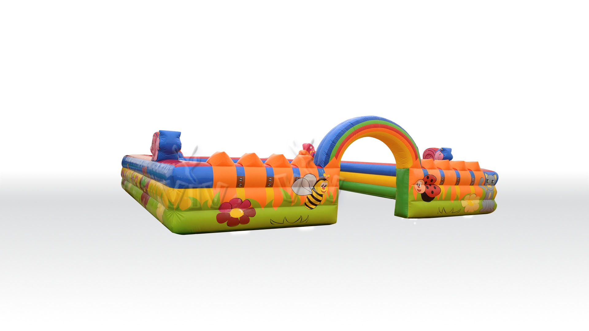 Spring garden commercial inflatable action game