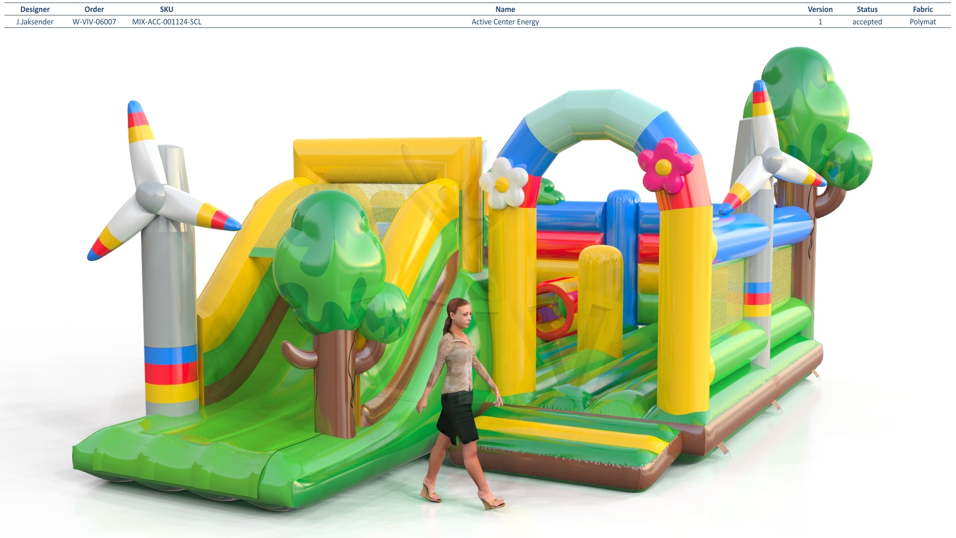Active Center Energy commercial inflatable active center