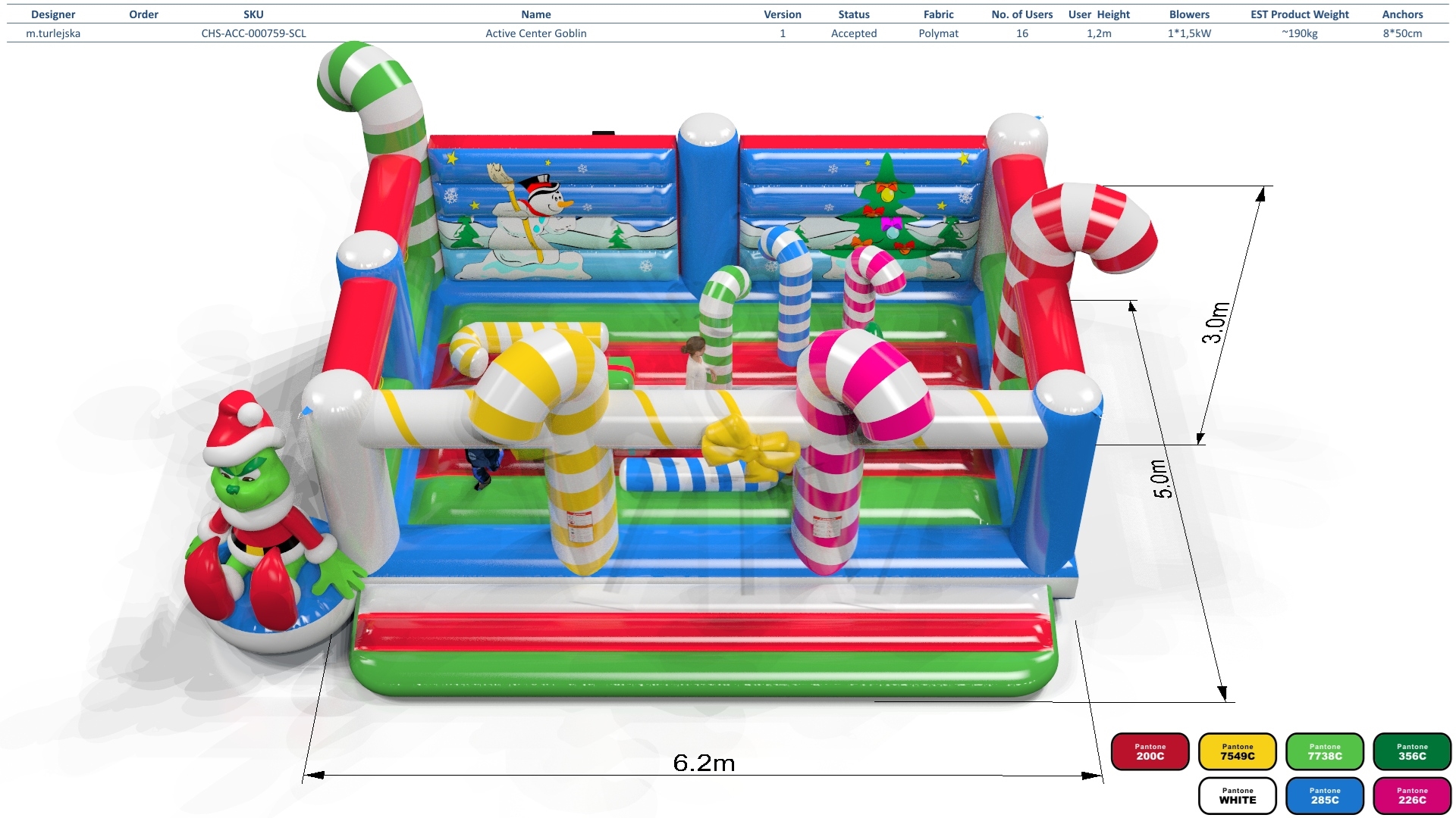 Active Center Goblin commercial inflatable active center