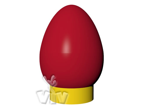 Balloon `hard boiled egg` with wide base 4 m commercial promotional inflatable balloon