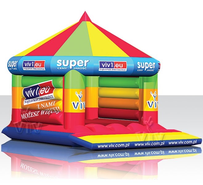 Bounce with roof VIV commercial inflatable bounce