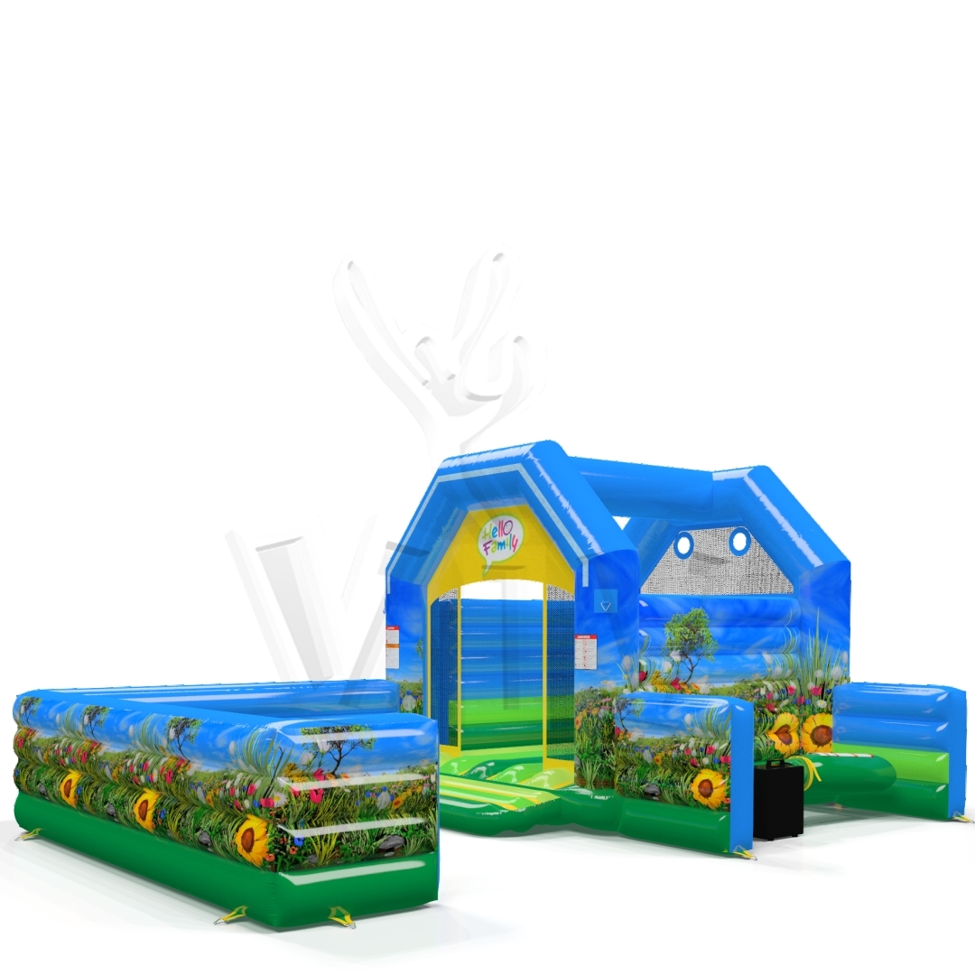 Bounce XS with fence Bimbambino commercial inflatable bounce