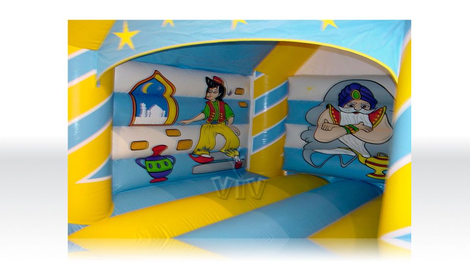 Aladdin 7 x 6 m with roof commercial inflatable bounce