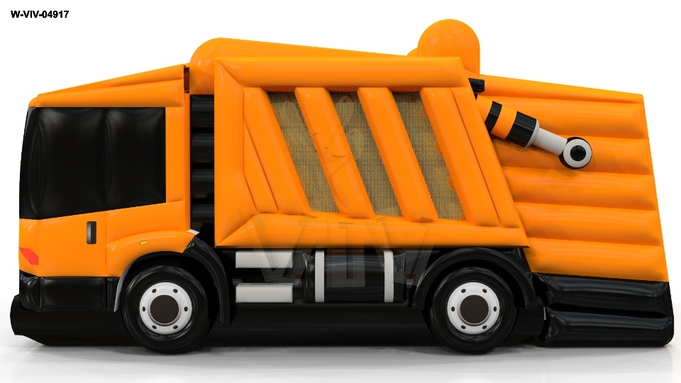 Bounce Garbage Truck with Roof commercial inflatable bounce