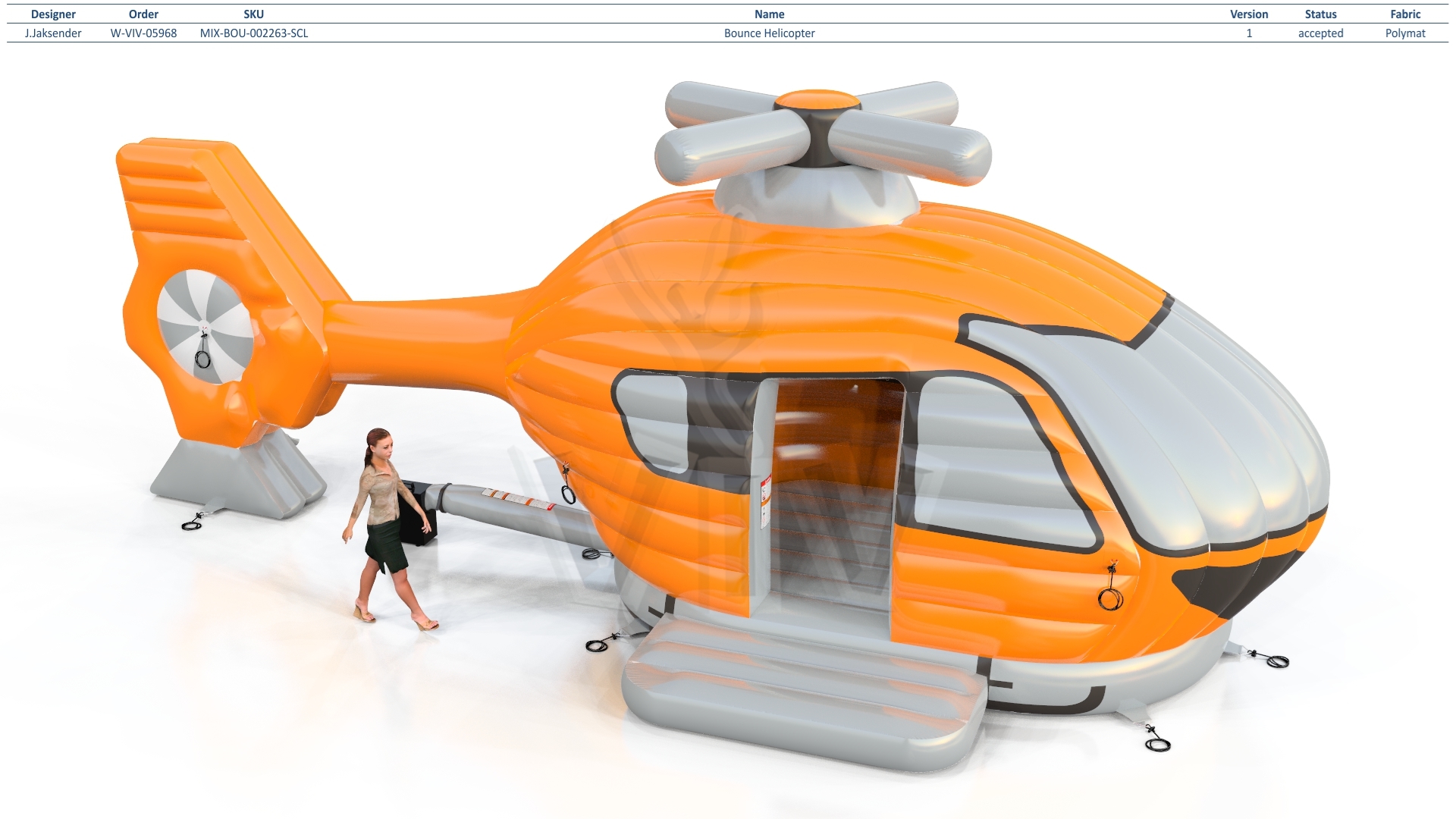Bounce Helicopter commercial inflatable bounce