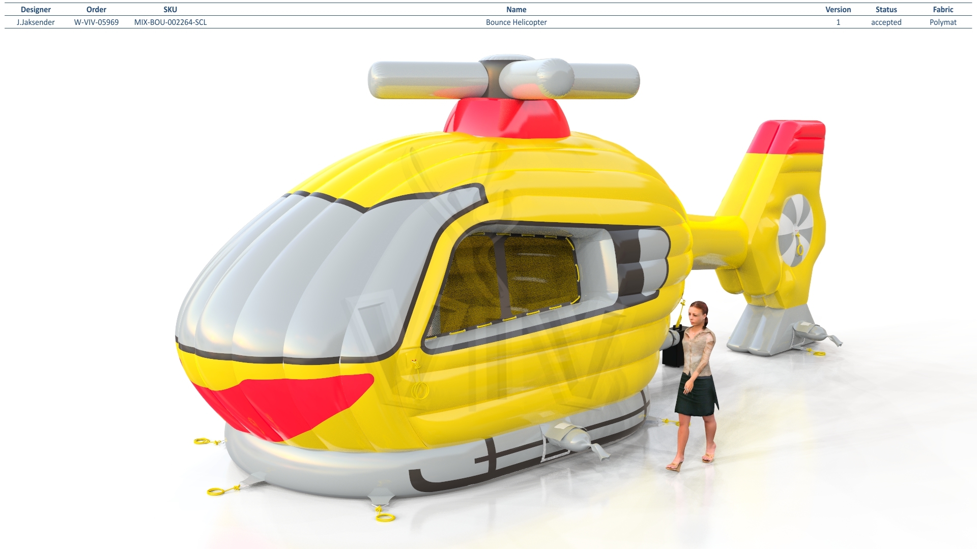 Bounce Helicopter commercial inflatable bounce