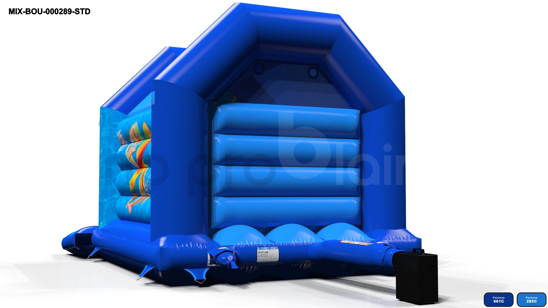 Bounce Startup with roof Nestle commercial inflatable bounce
