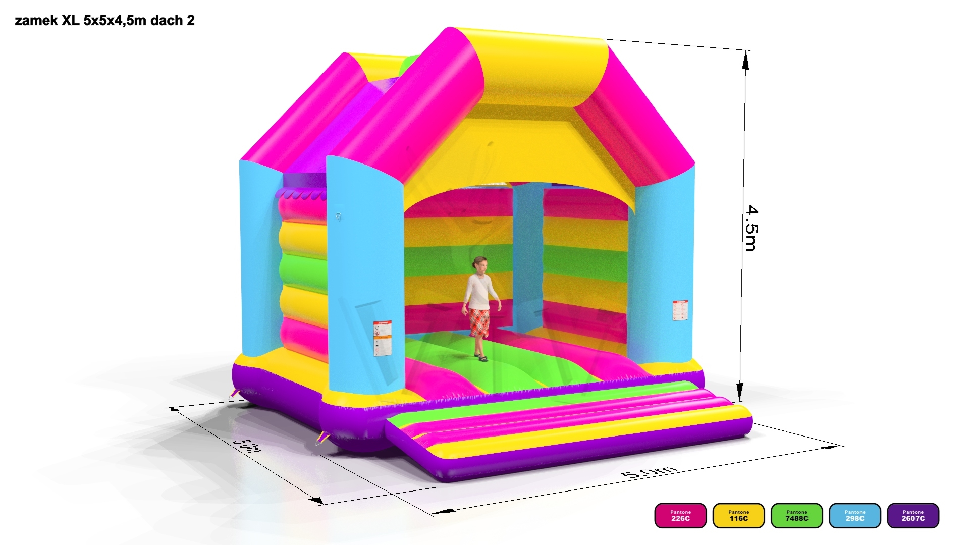 Bounce Startup XL2 (sunproof roof) commercial inflatable bounce