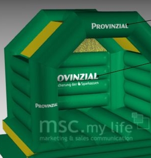 Bounce Provinzial commercial inflatable bounce