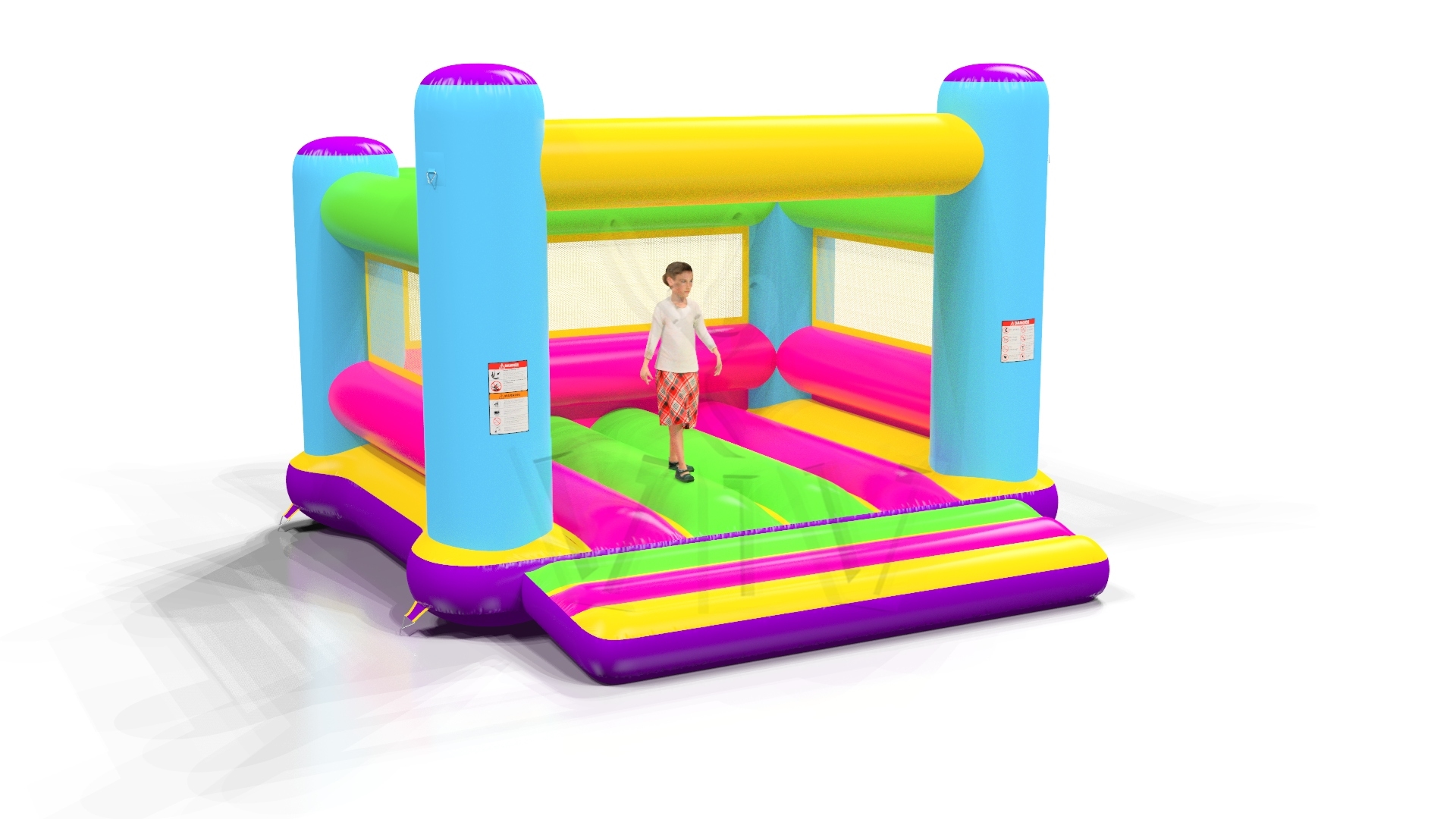 Bounce Startup M2 (no roof, net walls) commercial inflatable bounce