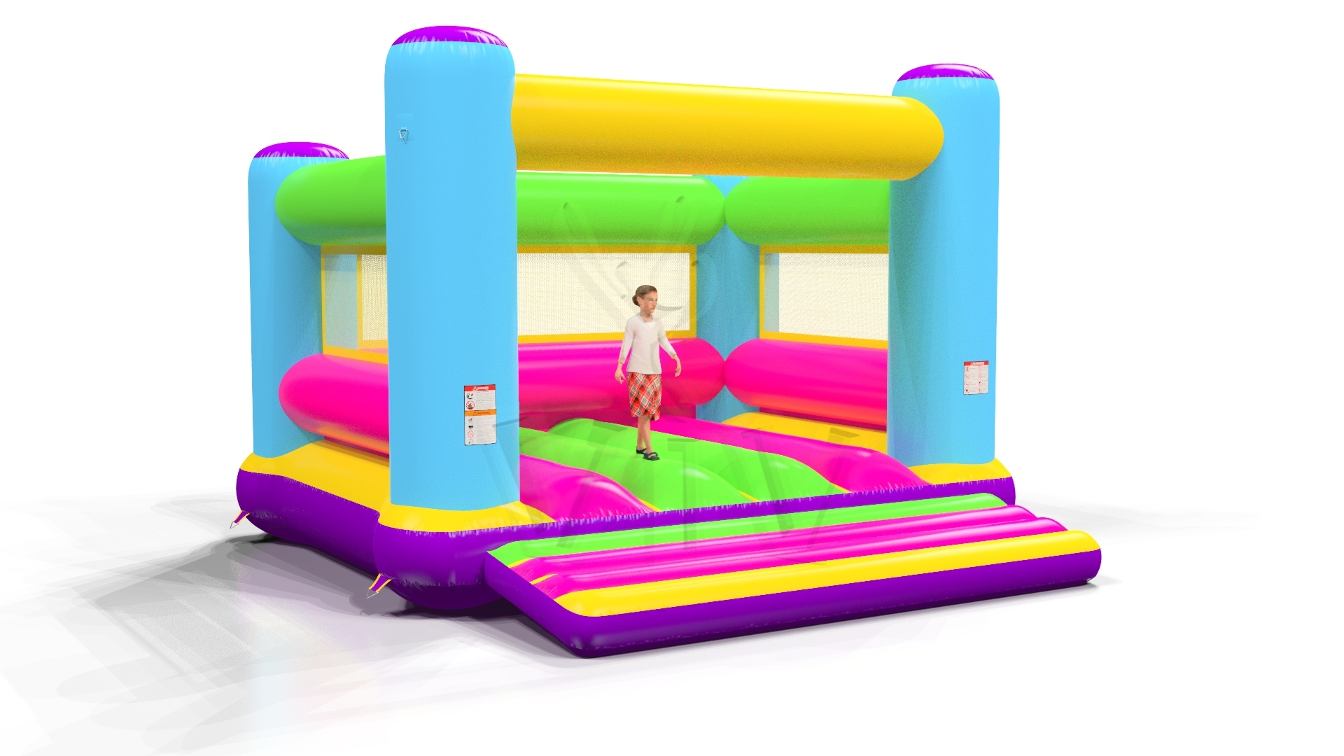 Bounce Startup XL2 (no roof, net walls) commercial inflatable bounce
