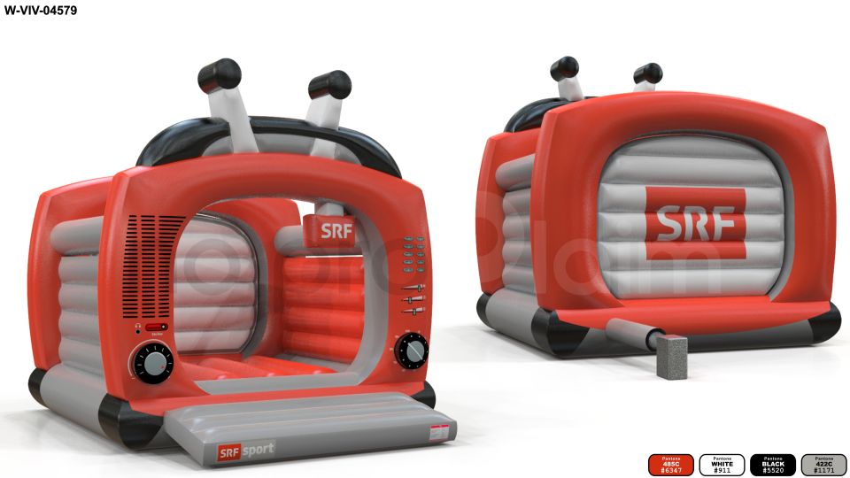 Bounce TV SRF commercial inflatable bounce