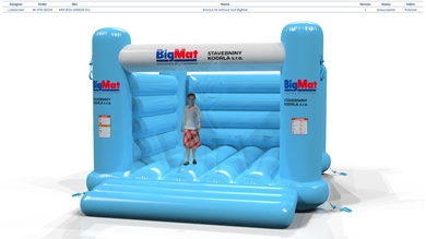 M BigMat open-top inflatable bounce