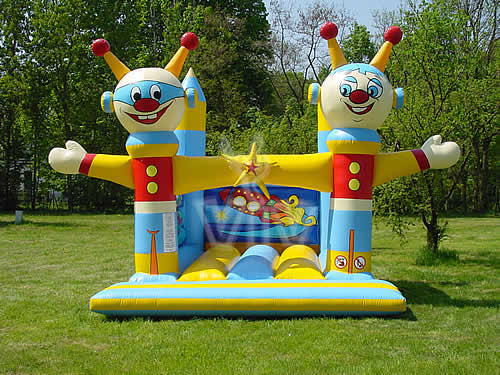 Space open-top inflatable bounce