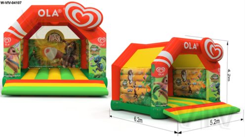 Bounce 5,2 x 6,2 m commercial inflatable bounce