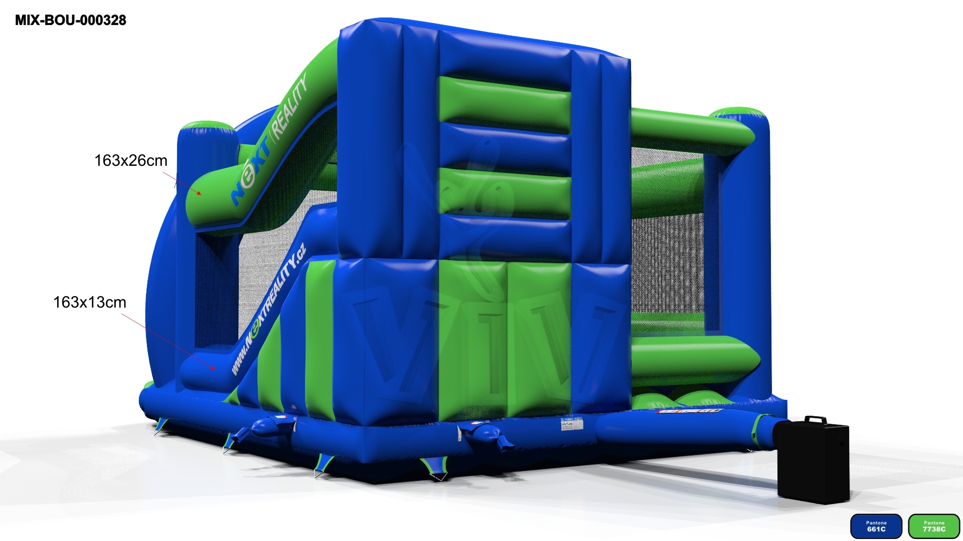 Bounce Combo Next Reality commercial inflatable bounce