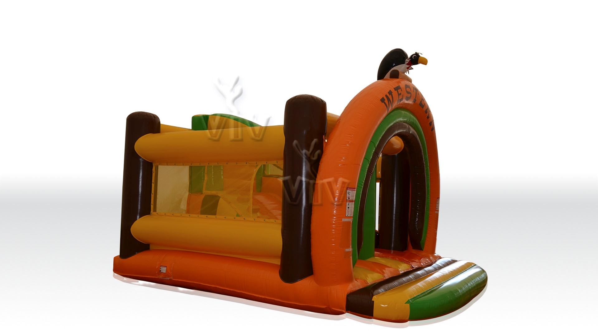 Bounce Combo Western commercial inflatable bounce