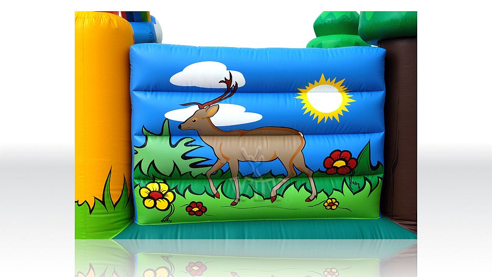 Bounce Forest without roof commercial inflatable bounce