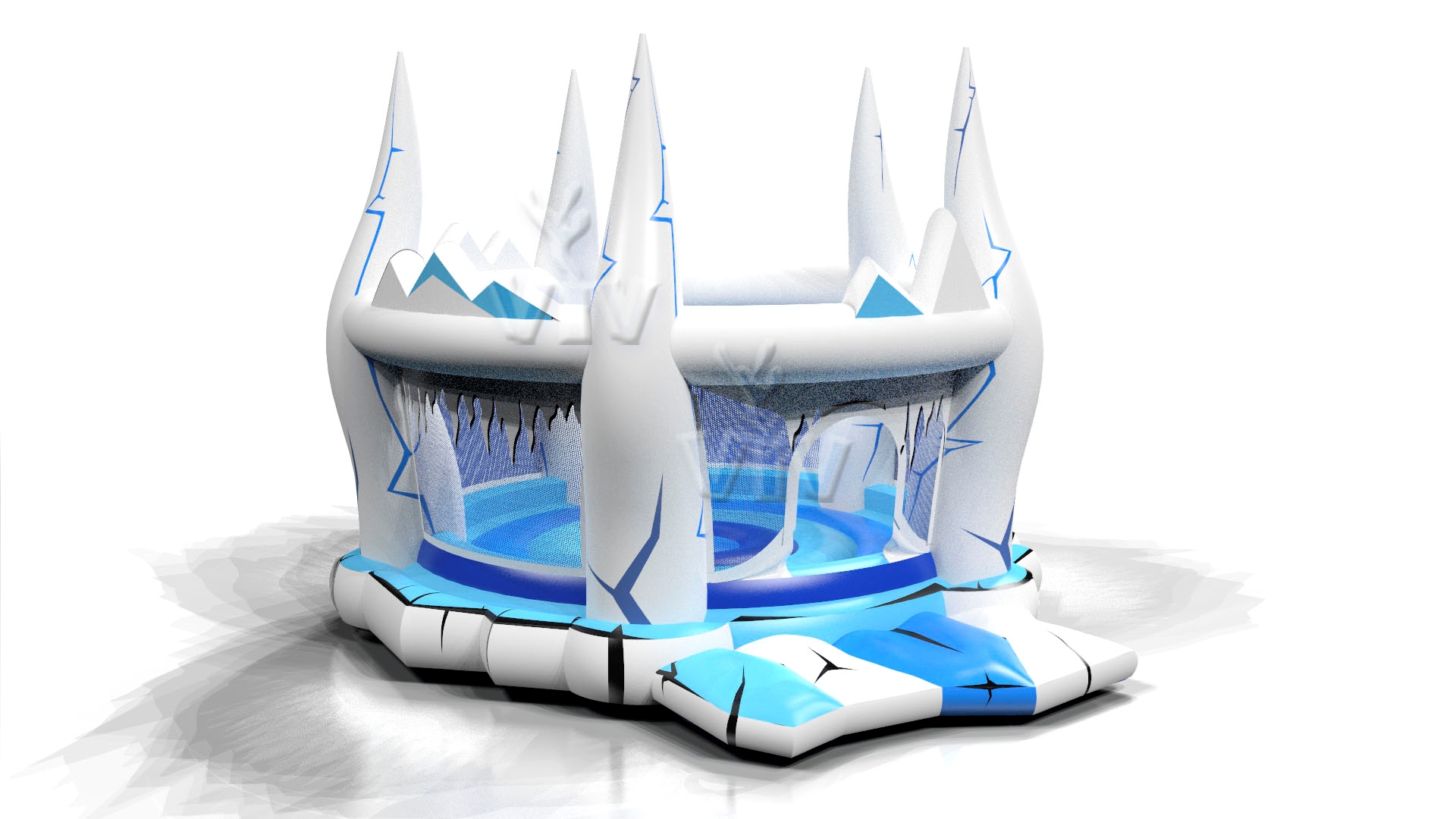 Bounce Gerda - Collection Snow Queen commercial inflatable bounce