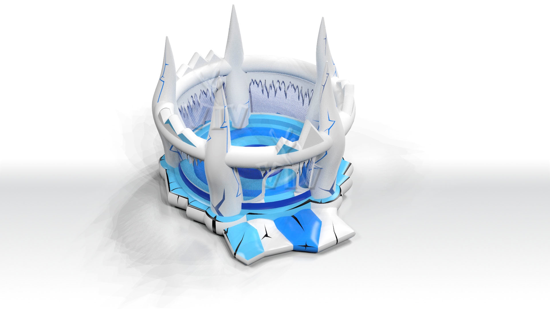 Bounce Gerda - Collection Snow Queen commercial inflatable bounce