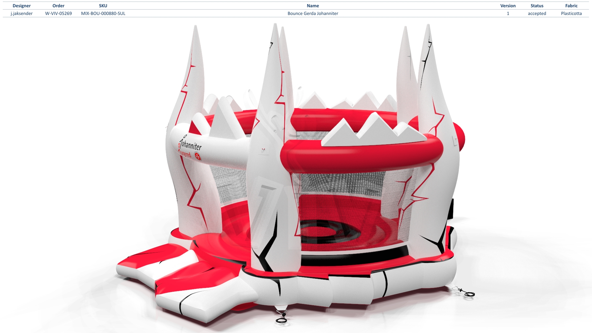 Bounce Gerda Johanniter commercial inflatable bounce