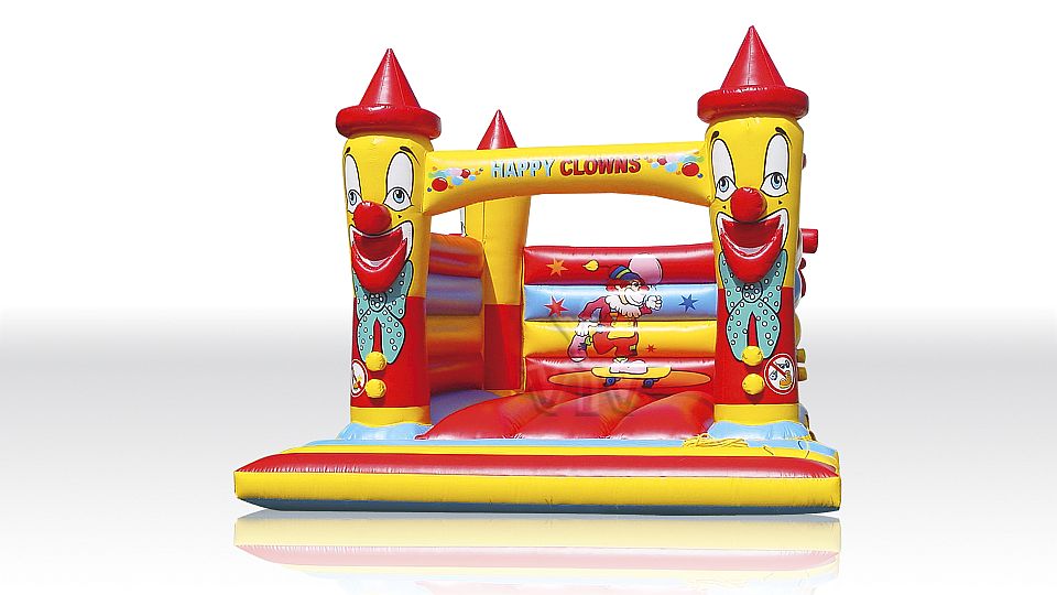 Bounce Happy Clown 4 x 3 m without roof commercial inflatable bounce