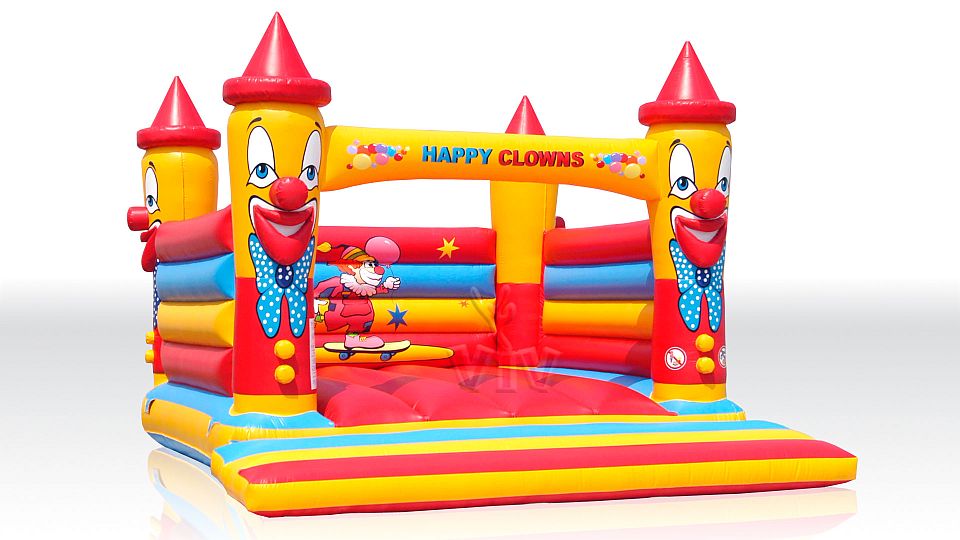 Bounce Happy Clown without roof commercial inflatable bounce