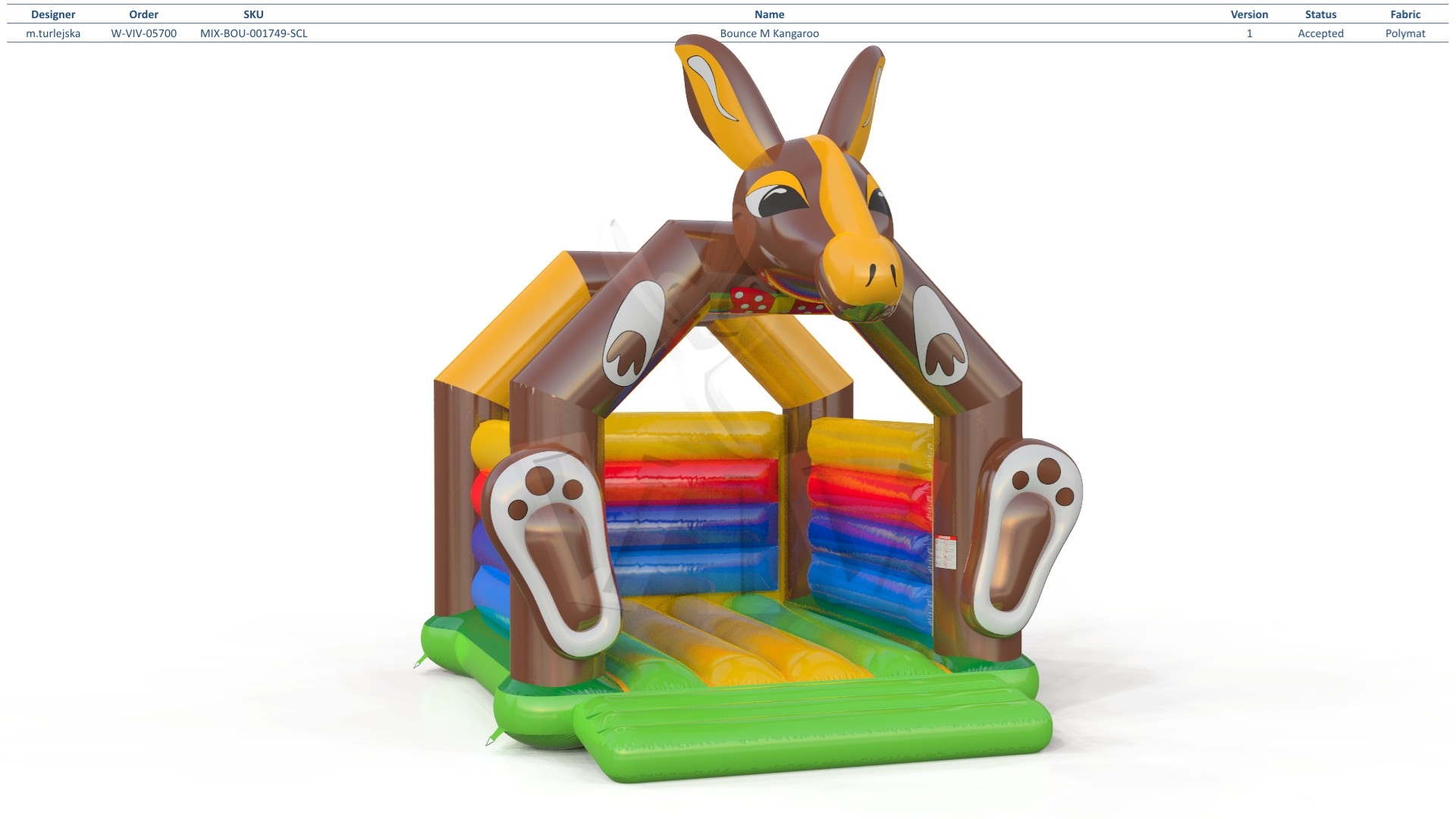 Bounce M Kangaroo commercial inflatable bounce