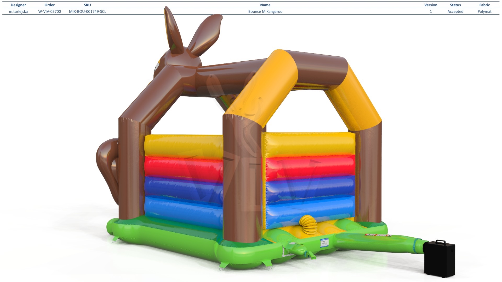 Bounce M Kangaroo commercial inflatable bounce