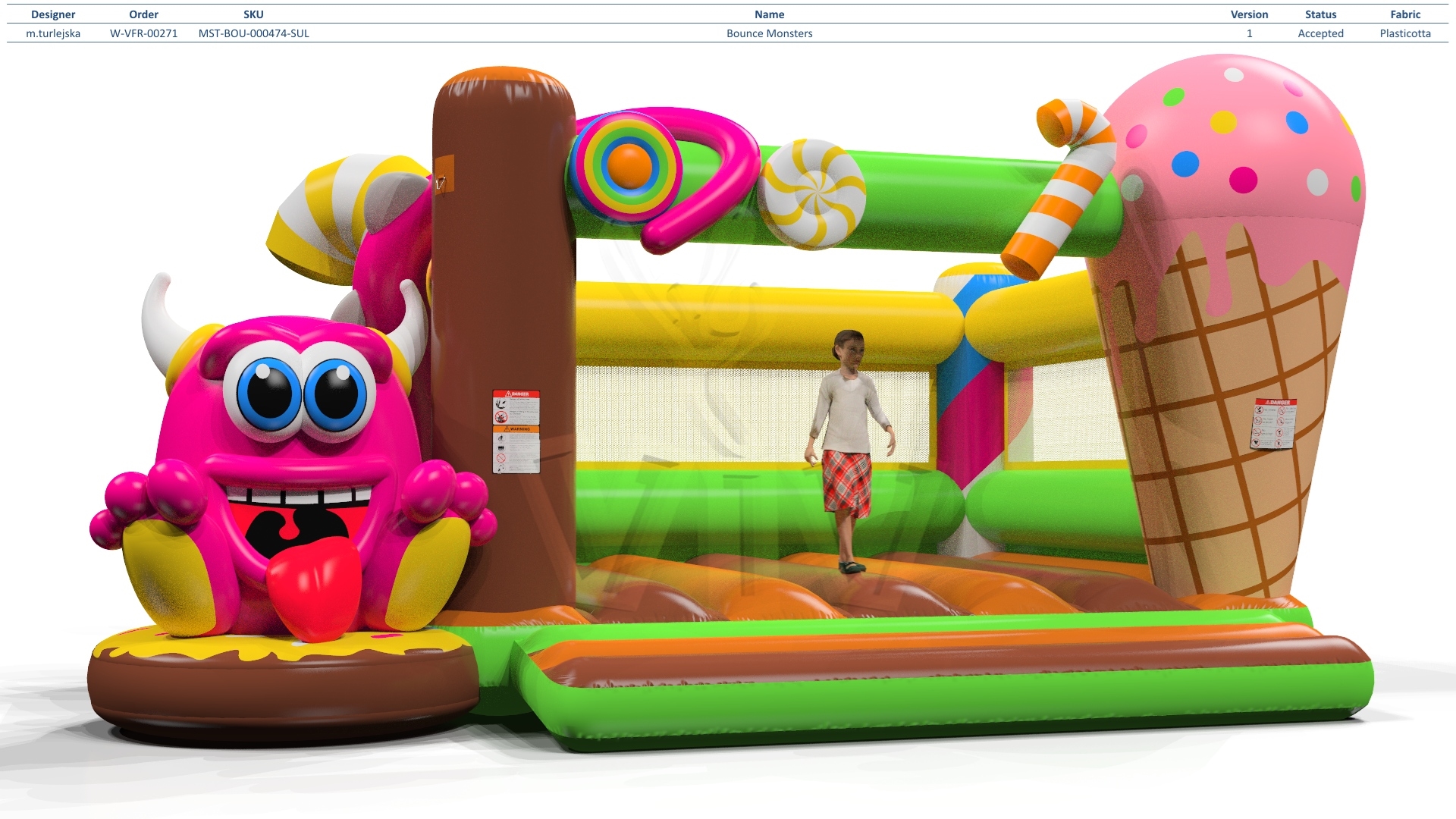 Bounce Monsters commercial inflatable bounce