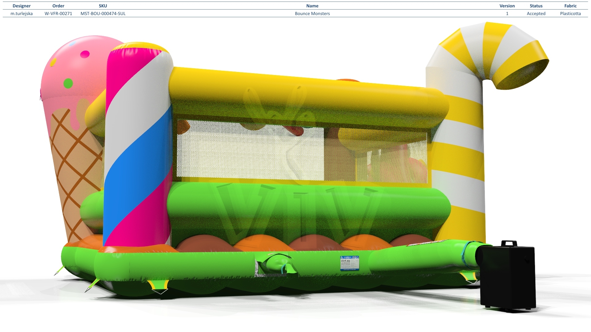 Bounce Monsters commercial inflatable bounce