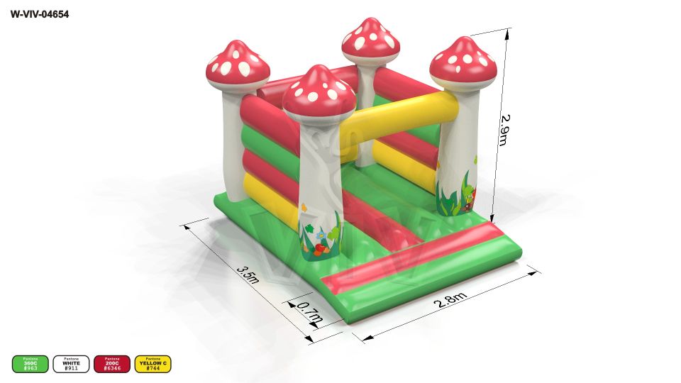 Bounce Mushroom - Micro Collection commercial inflatable bounce