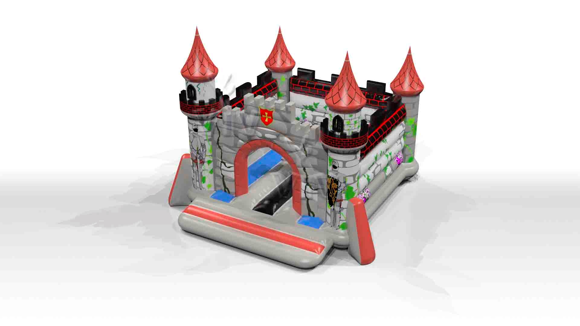 Bounce Roland with figure - Knights Collection commercial inflatable bounce