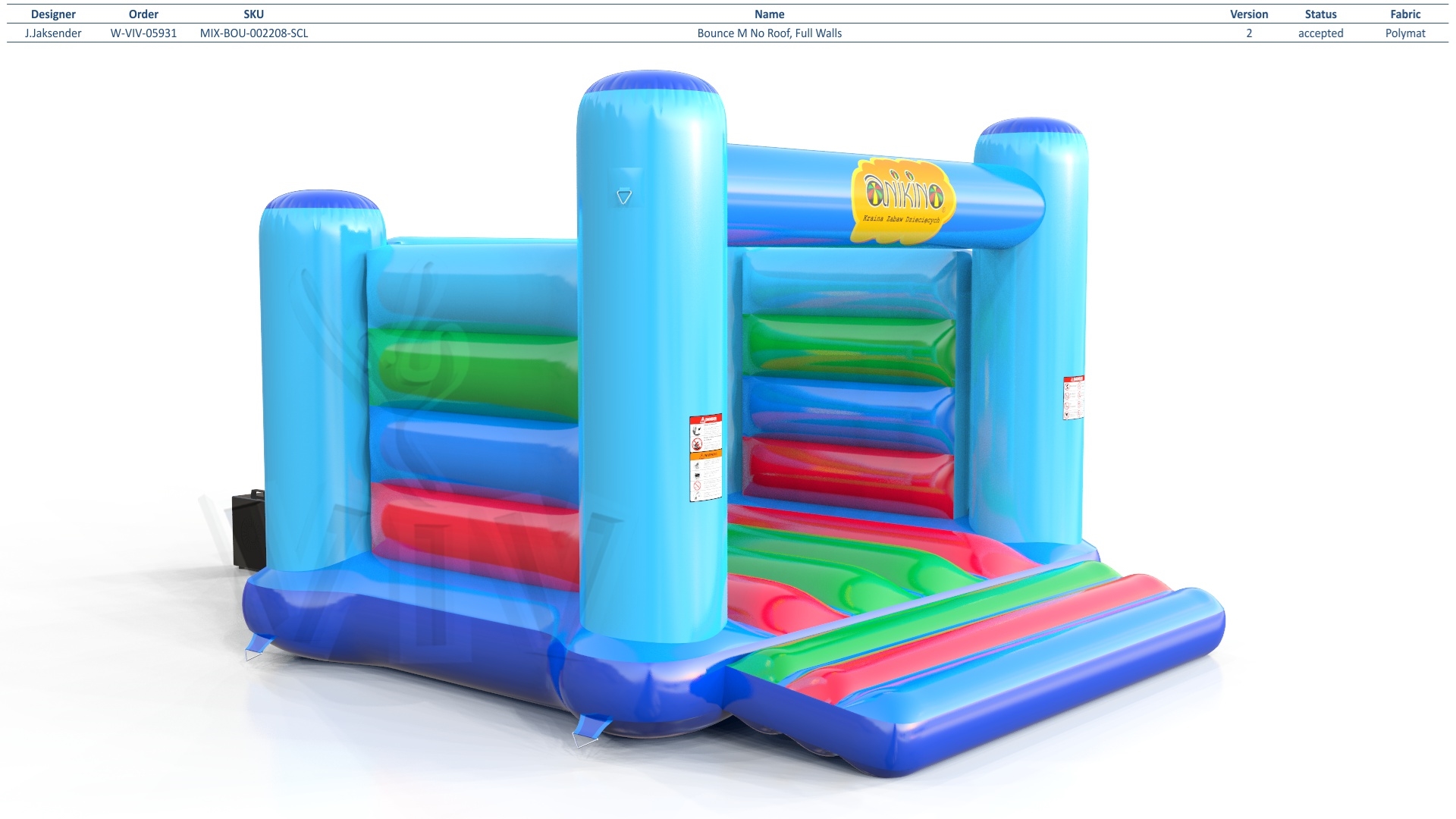 Bounce Startup M with logo commercial inflatable bounce
