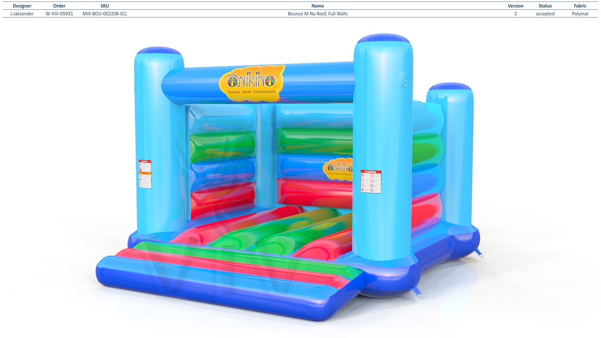 Bounce Startup M with logo commercial inflatable bounce