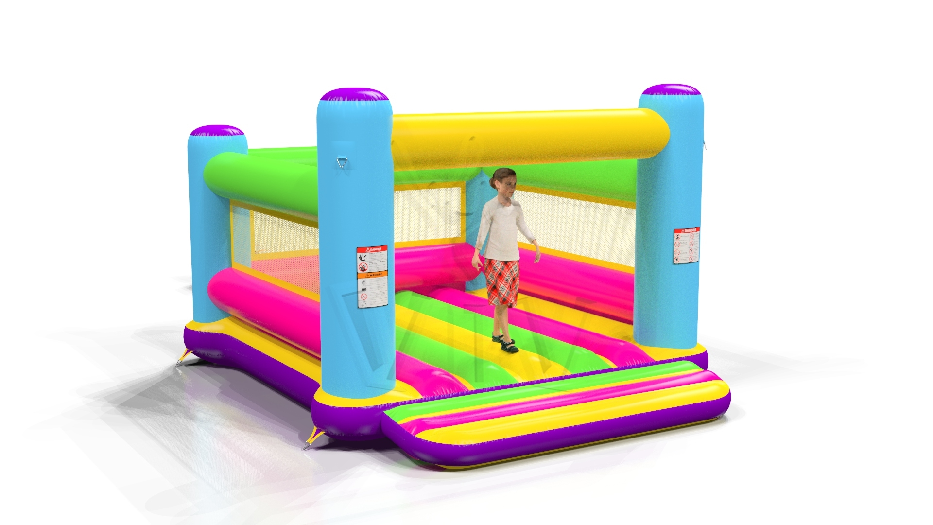 Bounce Startup XS (no roof, net walls) commercial inflatable bounce