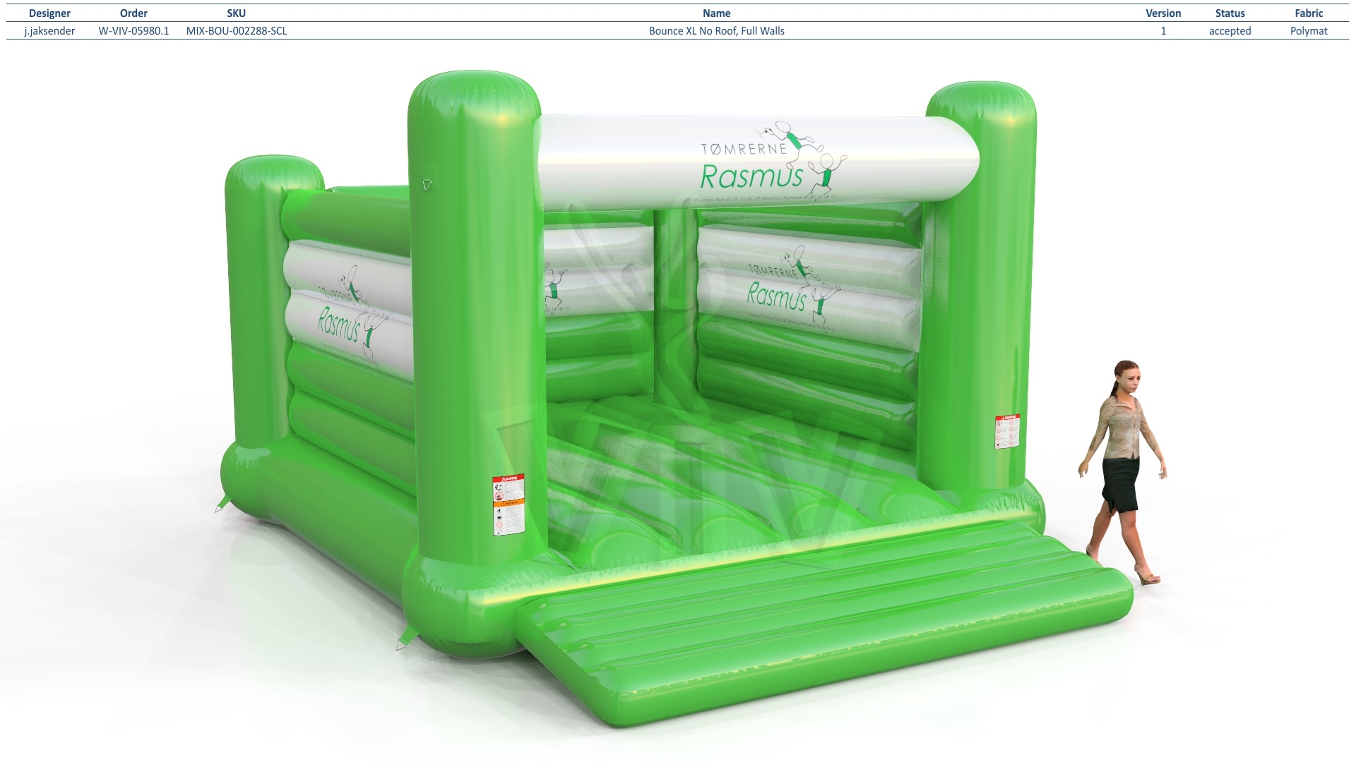 Bounce XL Rasmus commercial inflatable bounce