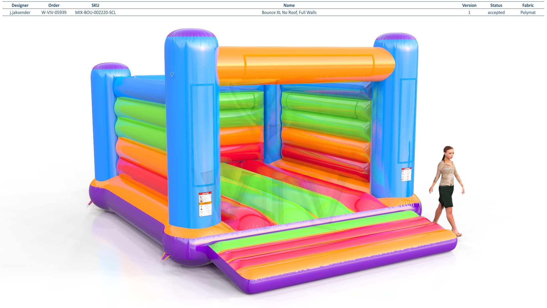 Bounce XL Startup commercial inflatable bounce