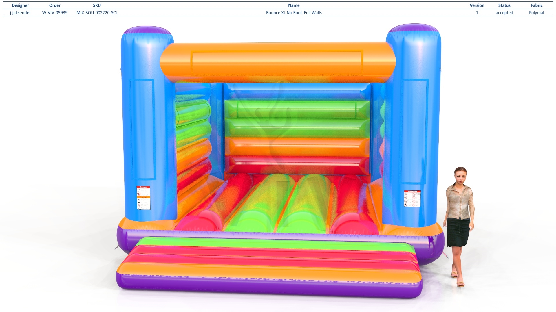 Bounce XL Startup commercial inflatable bounce