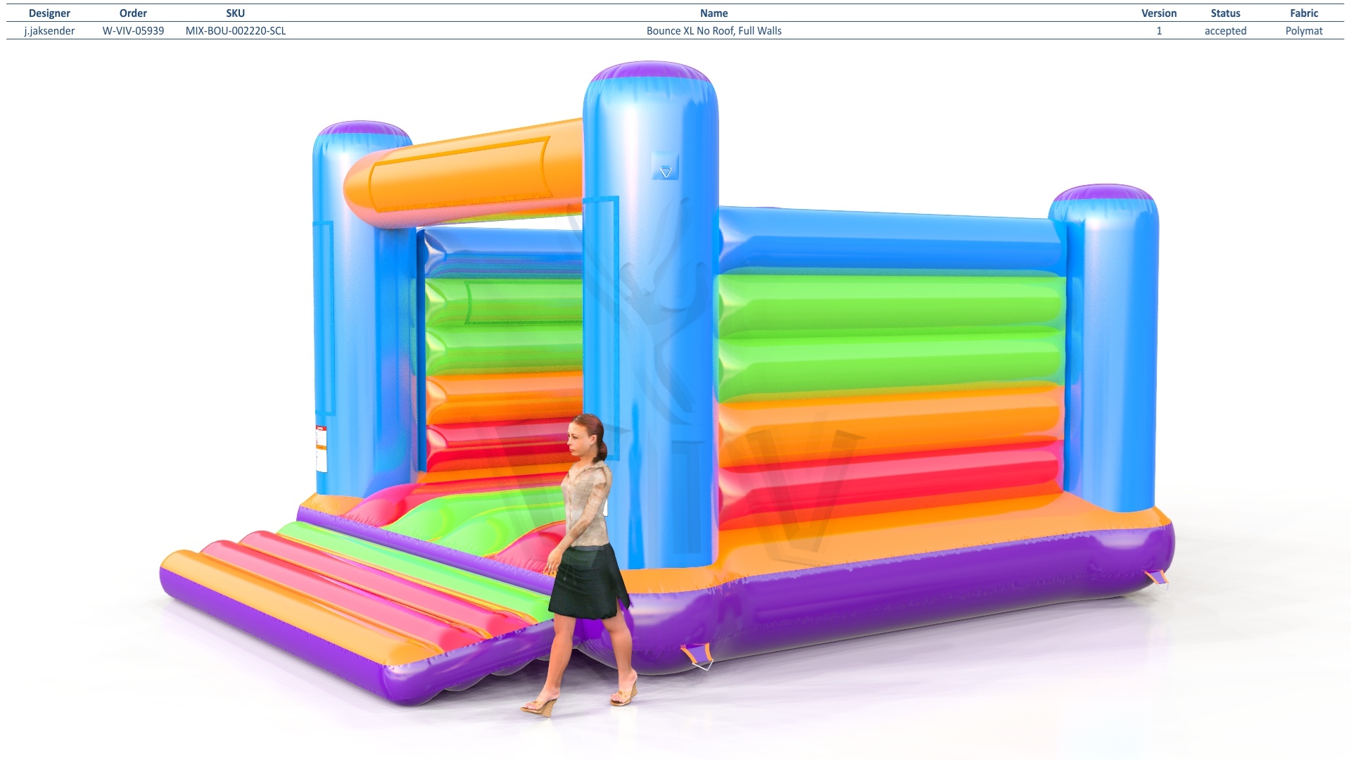 Bounce XL Startup commercial inflatable bounce